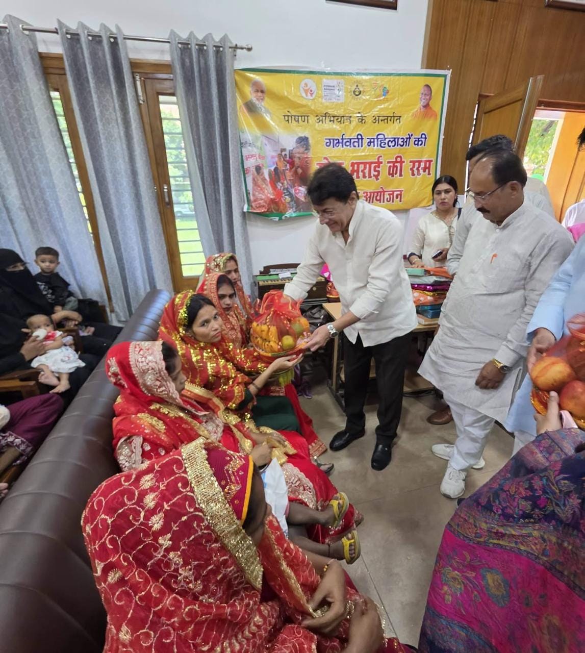 MP distributed nutrition kits to pregnant women.