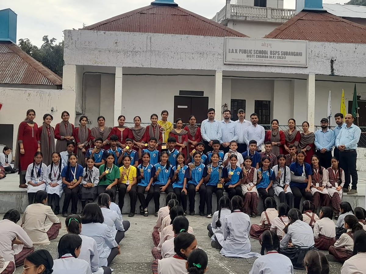 Chamba News: डीएवी सुरंगानी के 19 खिलाड़ियों का राष्ट्रीय प्रतियोगिताओं के लिए चयन