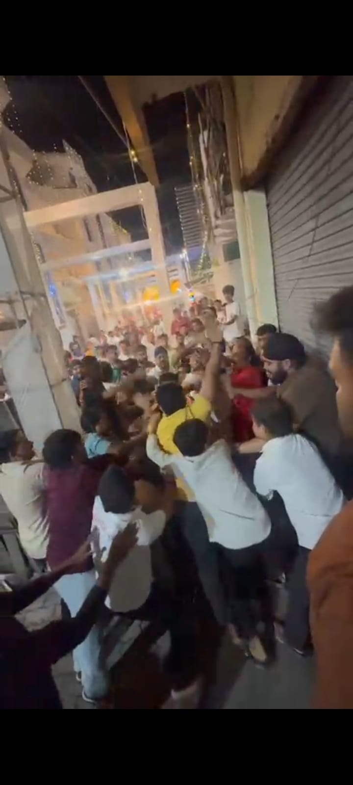 BJP councilor beaten with kicks and punches following a minor dispute during a community feast.