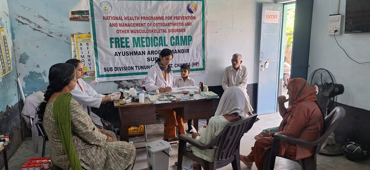 Health check-up for over 50 villagers in Sandhara