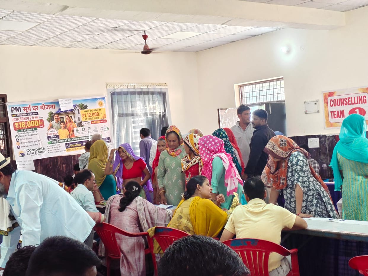 Villagers informed about schemes at the Seva Setu camp.