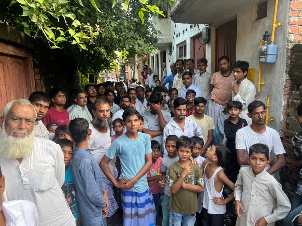 Amidst the strains of the shehnai, the celebrations came to a halt