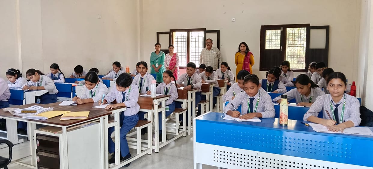 Children showed their talent in the Olympiad exam
