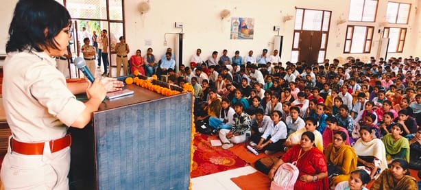 Crime has no future; achieve your goals through hard work: SP Nikita.