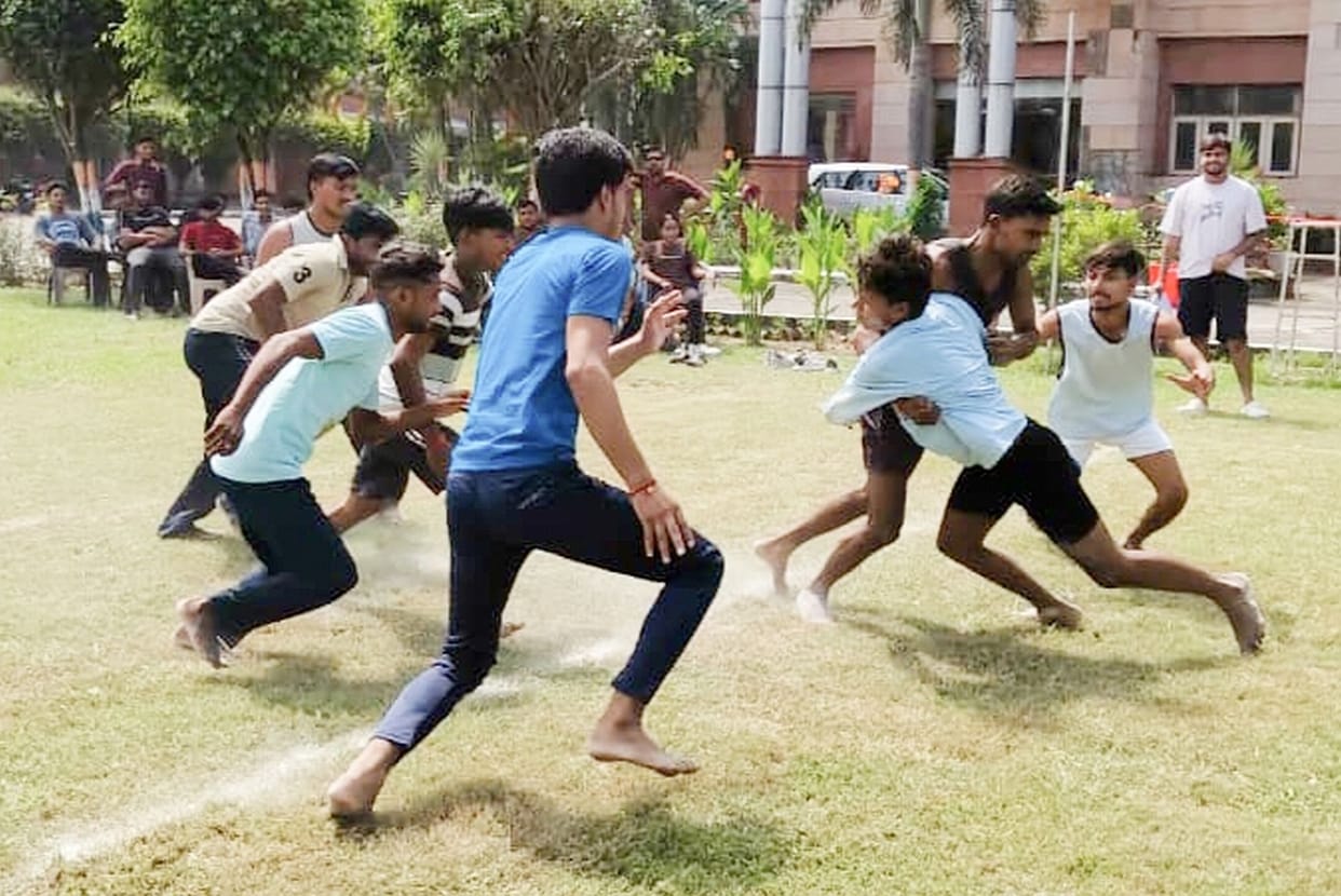 Anukalp's team won the Kabaddi competition.