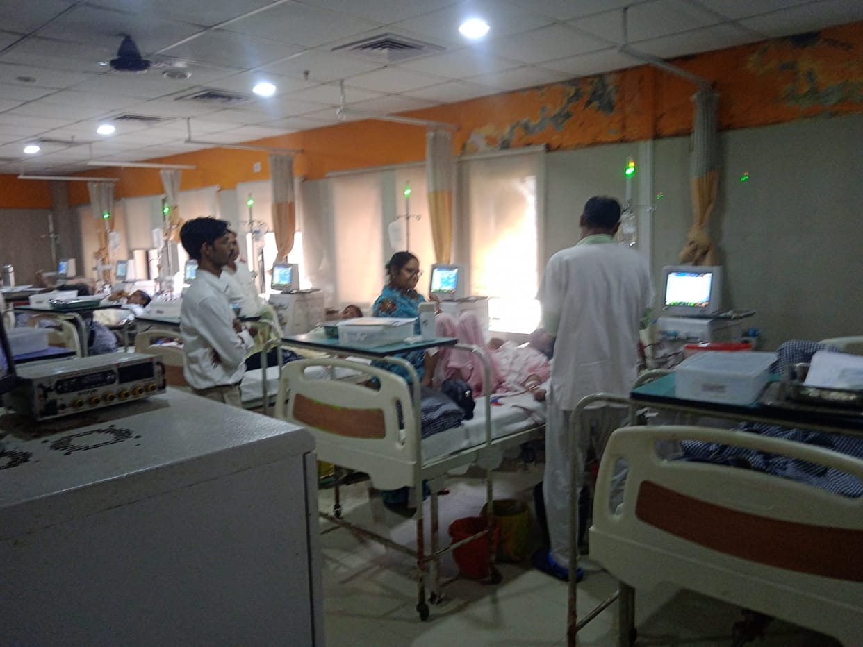 Dialysis is free, yet patients have to buy an injection costing eight hundred rupees from outside.