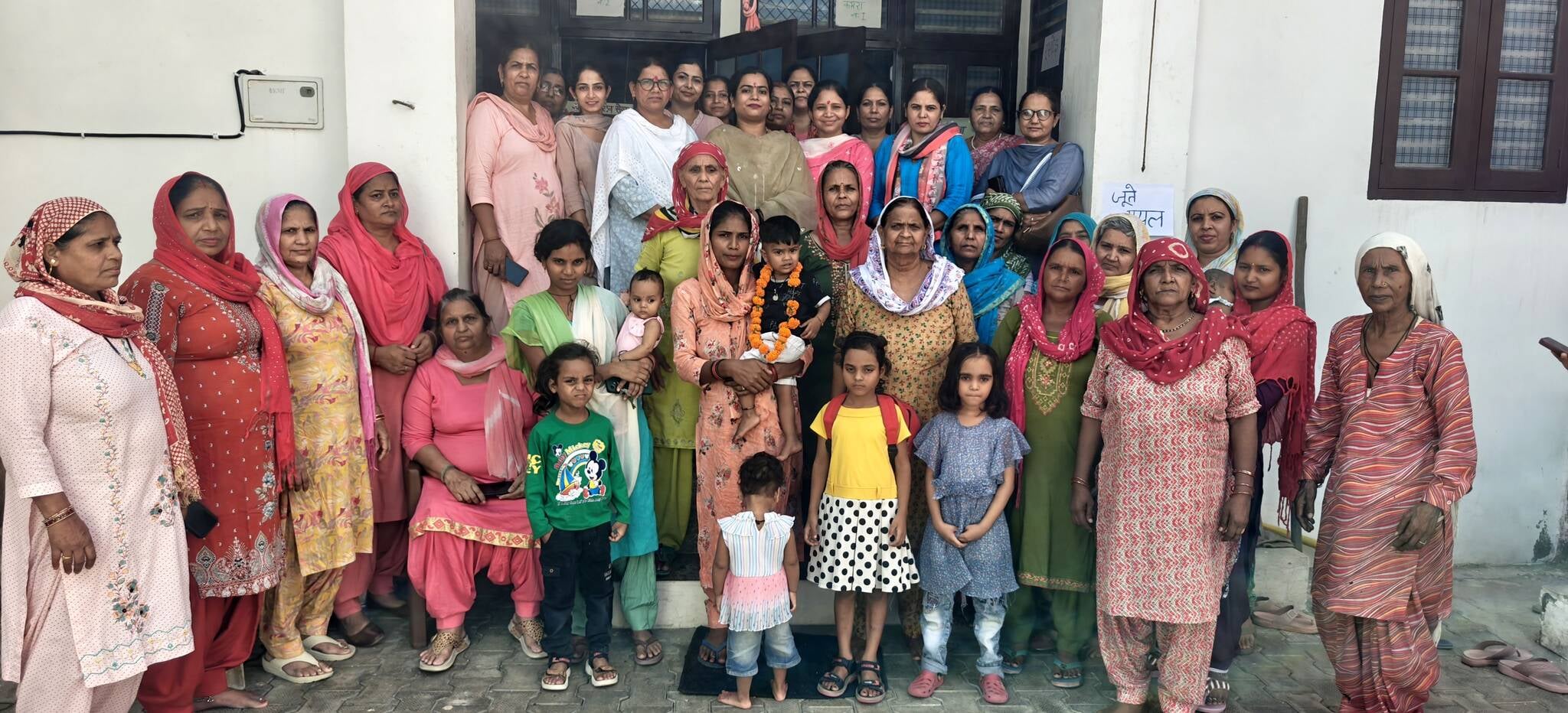 Women and children made aware of nutrition and anemia.