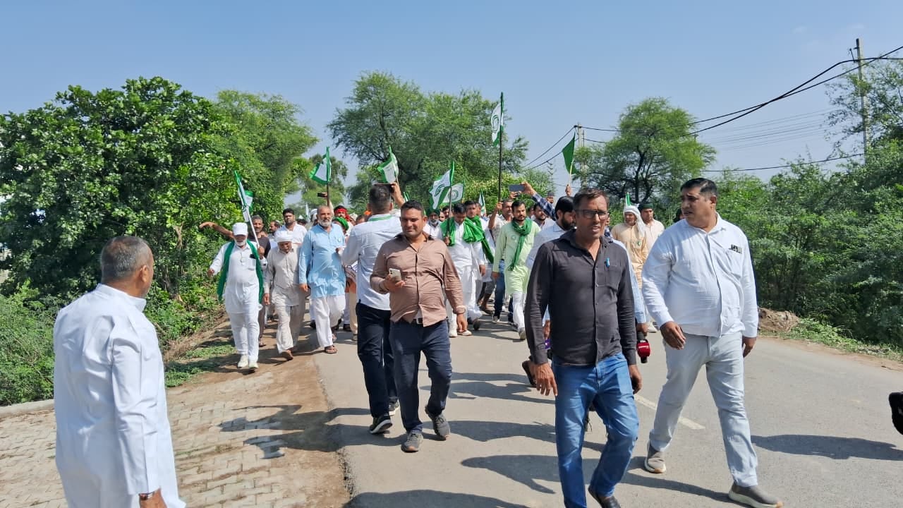 फोटो: सोनीपत के गांव सोहटी में भाकियू एकता सिद्धूपुर के प्रदेश अध्यक्ष अभिमन्यु कोहाड़ की अगुवाई