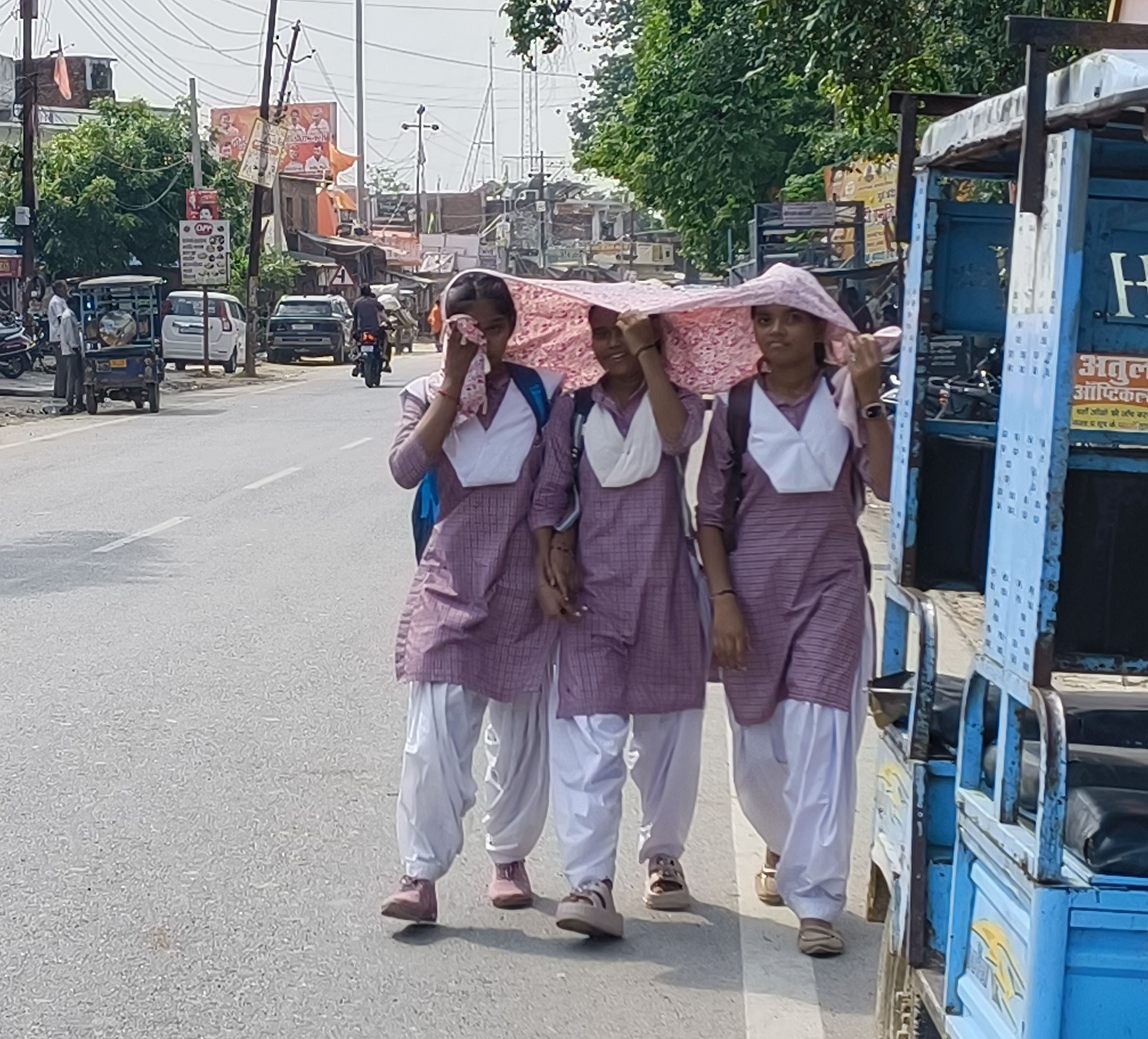 The intense heat and humidity caused problems