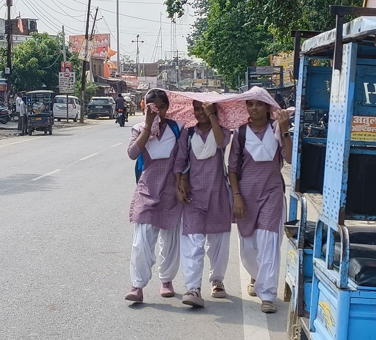 The intense heat and humidity caused problems