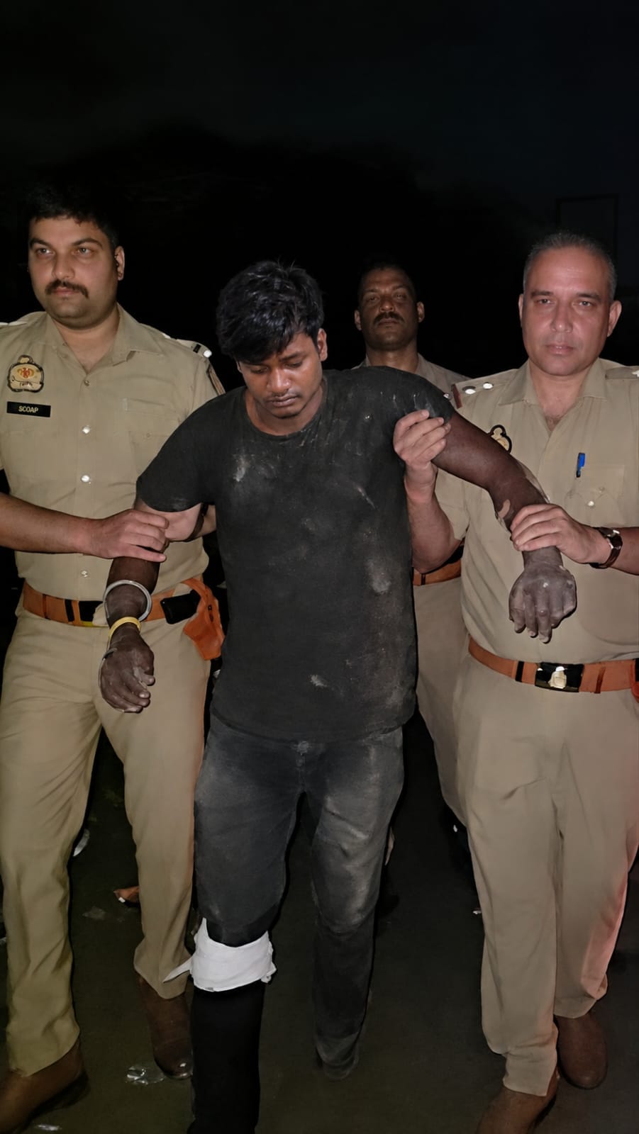 Accused in woman's murder arrested in encounter, shot in the leg
