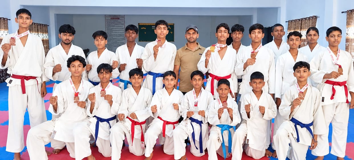 Won 11 medals, including two golds, at the State Karate Championship.