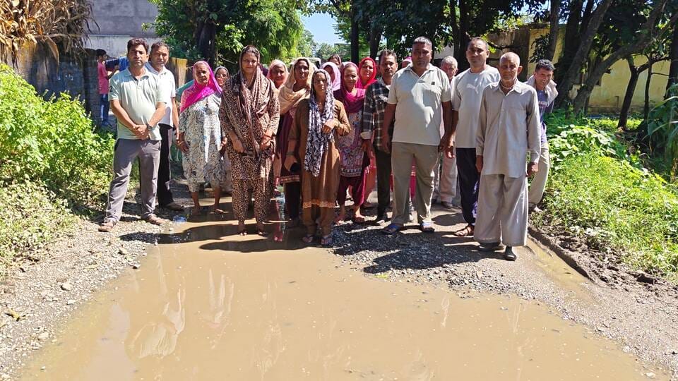 salghat shamshergarh road condition not good