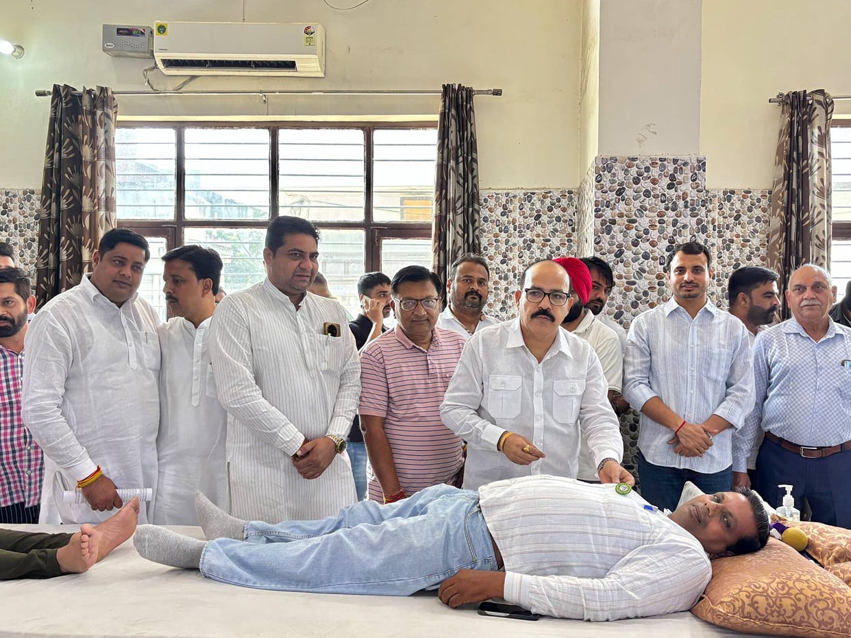 303 people donated blood at the camp