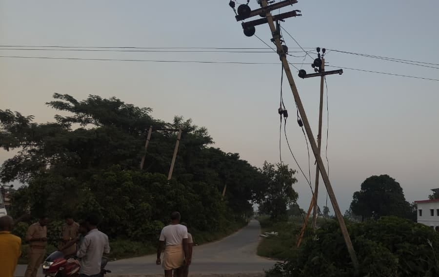 Power supply begins to normalize.