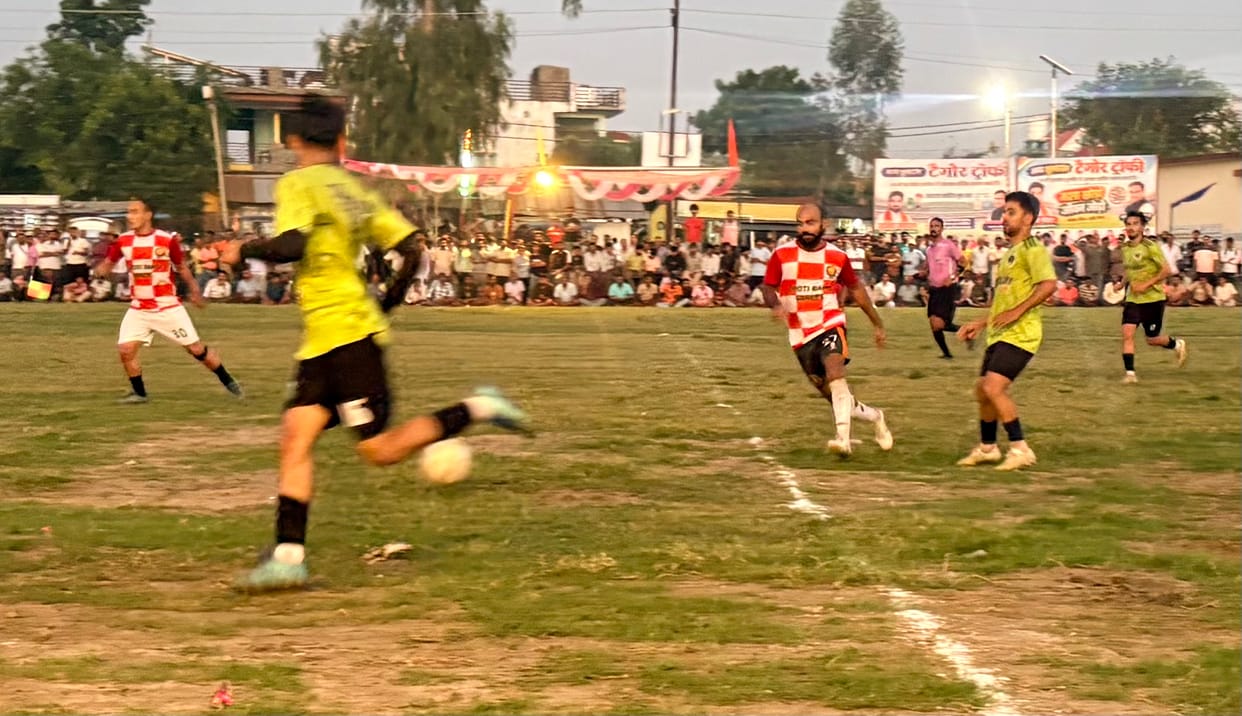 Tanakpur reached the semi-finals after defeating Dineshpur.
