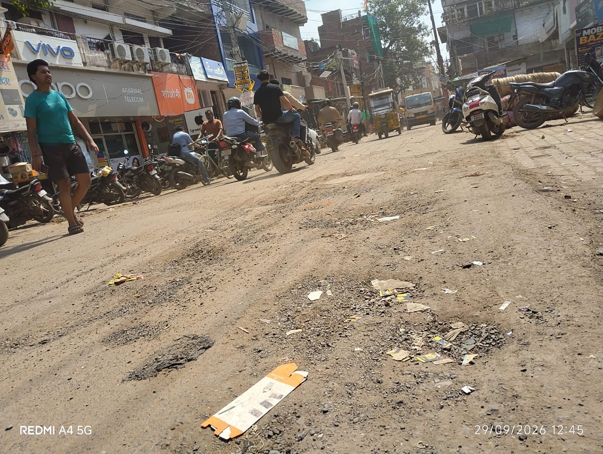 Reaching puja pandals will be difficult due to sunken roads.