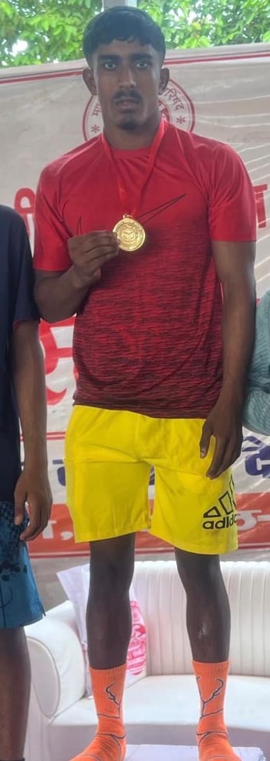 Akhilesh secures a spot in the national team after winning gold