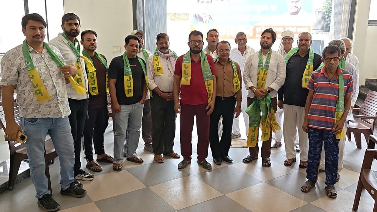 JJP gains support from dozens of families in Jhajjar;