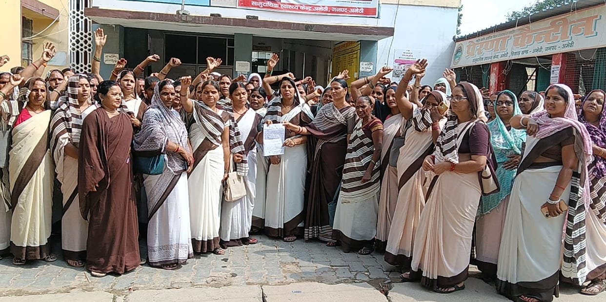 Asha workers get 18 thousand salary