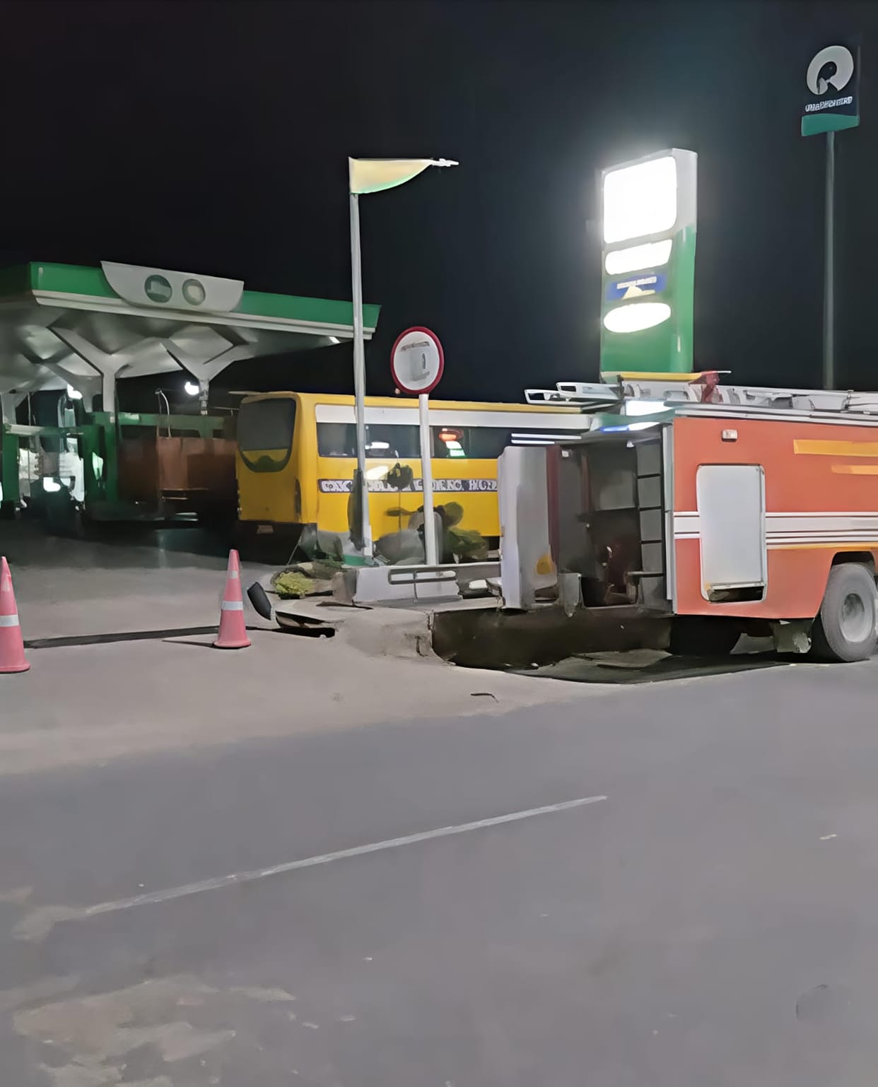 Chaos ensues at Barwala CNG station due to gas leak; operators shut off the valve.