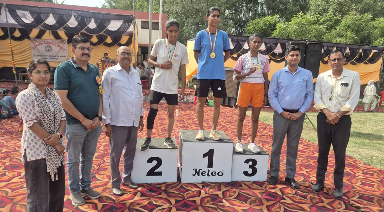 Chetna finished first in the 100m, 200m, and 400m events and was named Best Athlete.