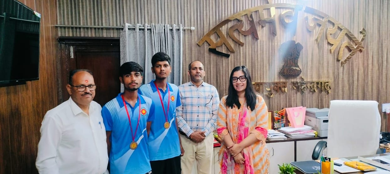 Tarun and Umesh won the bronze medal at the state-level competition.