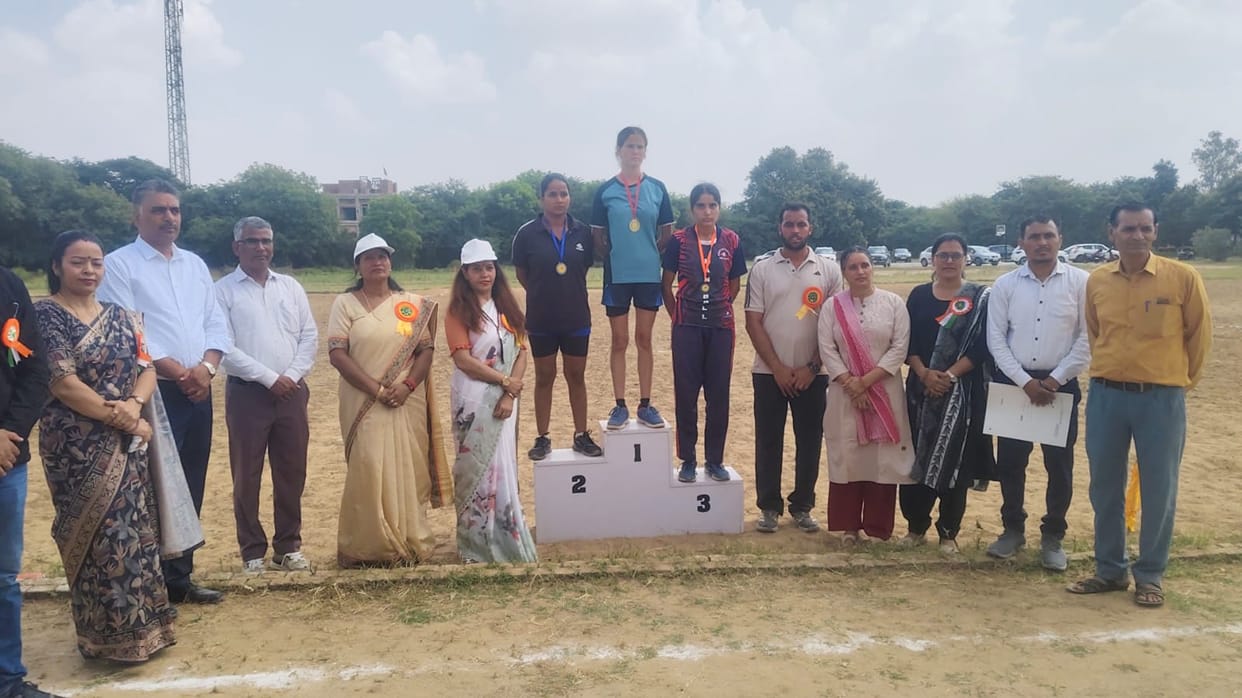 Mahima named Best Athlete after winning gold in three events.