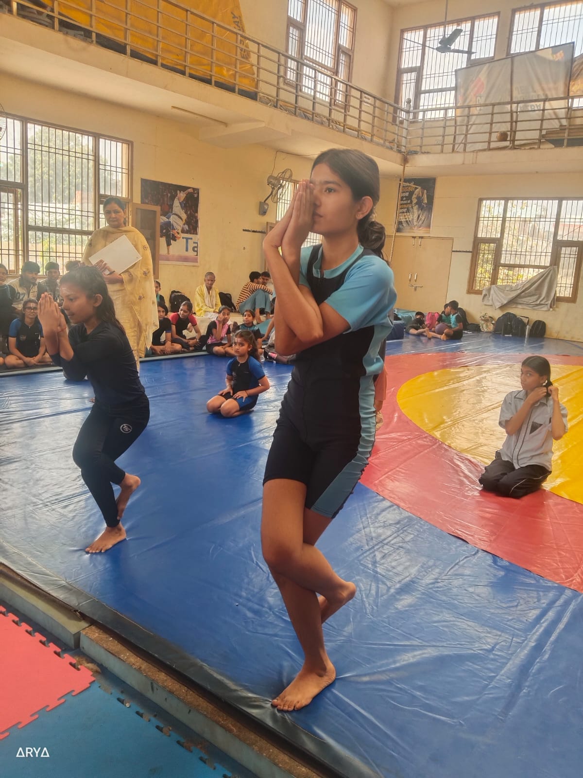 Falak will represent at the state-level yoga event.