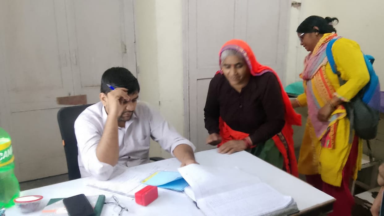 Rising incidence of cough among people due to changing weather.