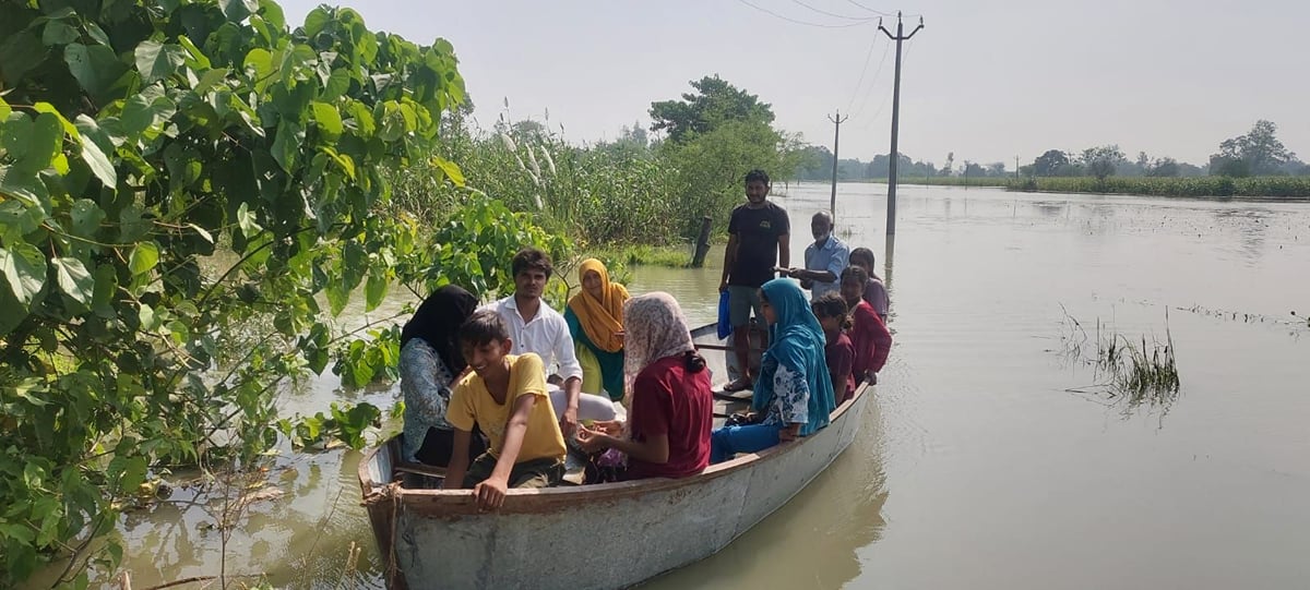 Gonda News: बाढ़ के पानी में डूबकर युवक की मौत