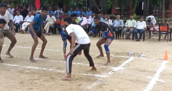 In the kabaddi competition, the Vikas Inter College team secured first place