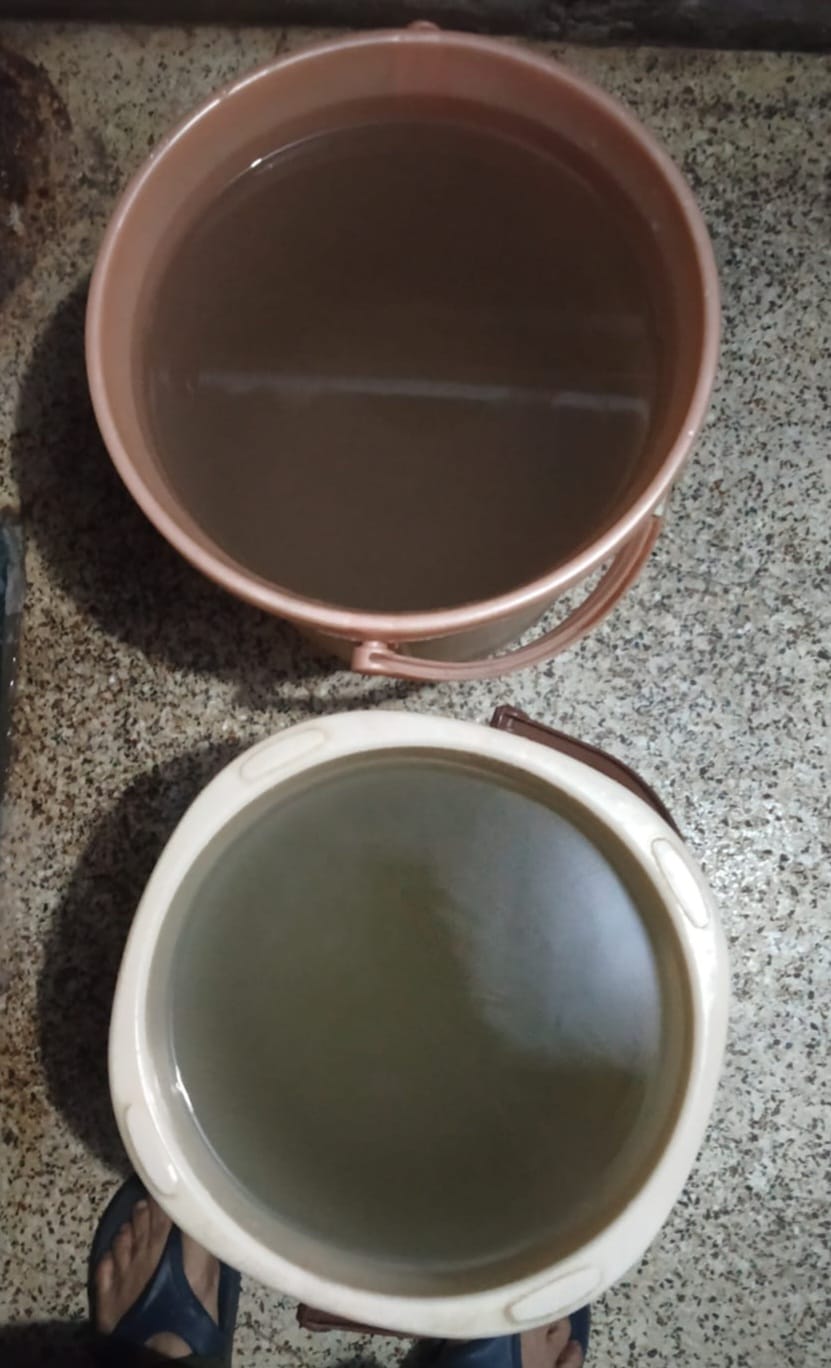Water supply disrupted in Moti Katra for 7 days; contaminated water reaches Khataina.
