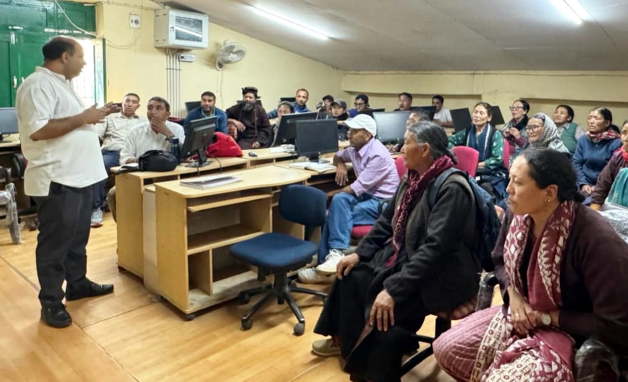 Farmers in Ladakh trained in advanced techniques for cash crops.
