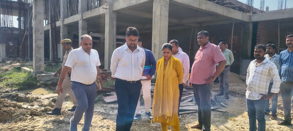 CDO expressed displeasure over slow pace and work not being done as per standard