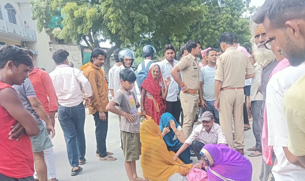 A Class 2 student walking home from school was crushed by a truck and died.