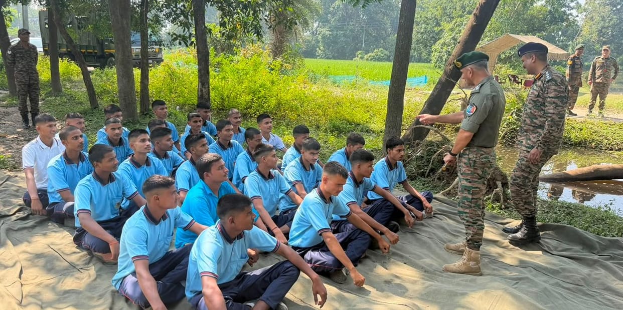 Group Commander interacted with NCC cadets and boosted their enthusiasm