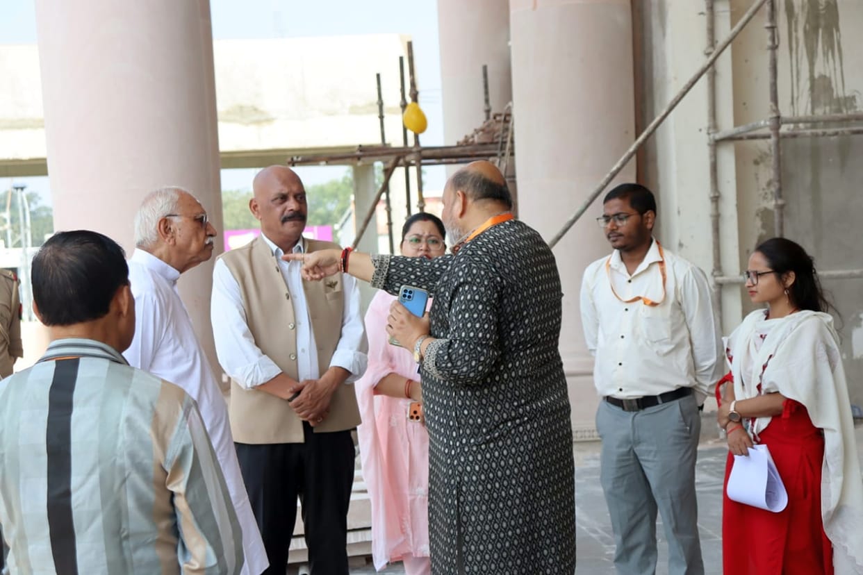 Ram Mandir CEO inspected the Ramkatha Museum