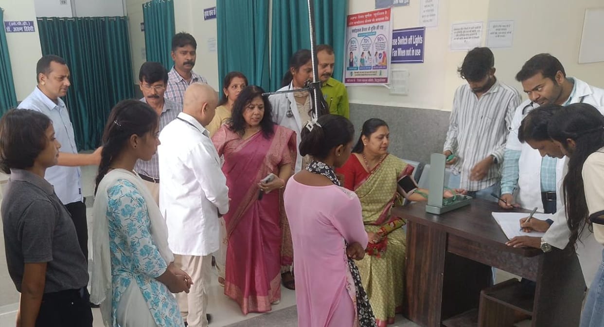 Siddharthnagar News: Students underwent BMI testing; suggestions given for health improvement