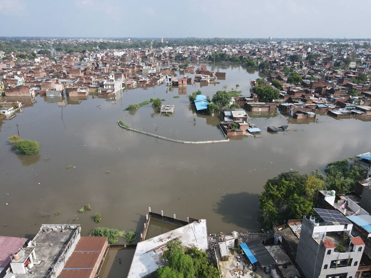 Concern for the household alongside saving lives during the floods.