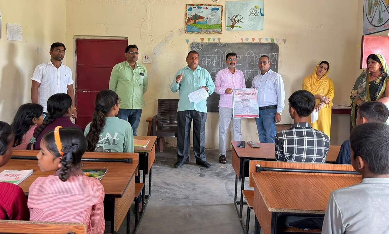 Students were informed about the POCSO Act and child rights.