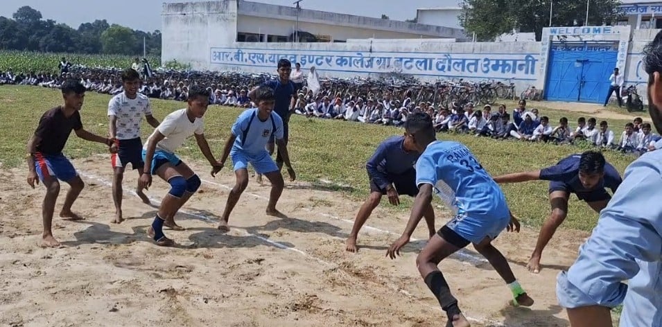 Budaun News: कबड्डी में महाराणा प्रताप टीम ने शिवाजी के खिलाड़ियों को हराया