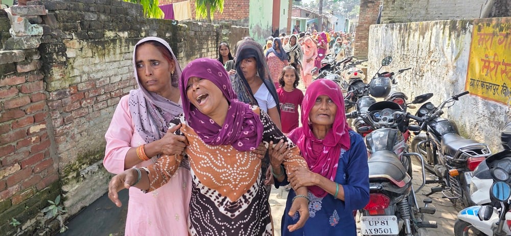 Aligarh News: सैजुल-संदीप का शव कंचनपुर पहुंचते ही मची चीख-पुकार