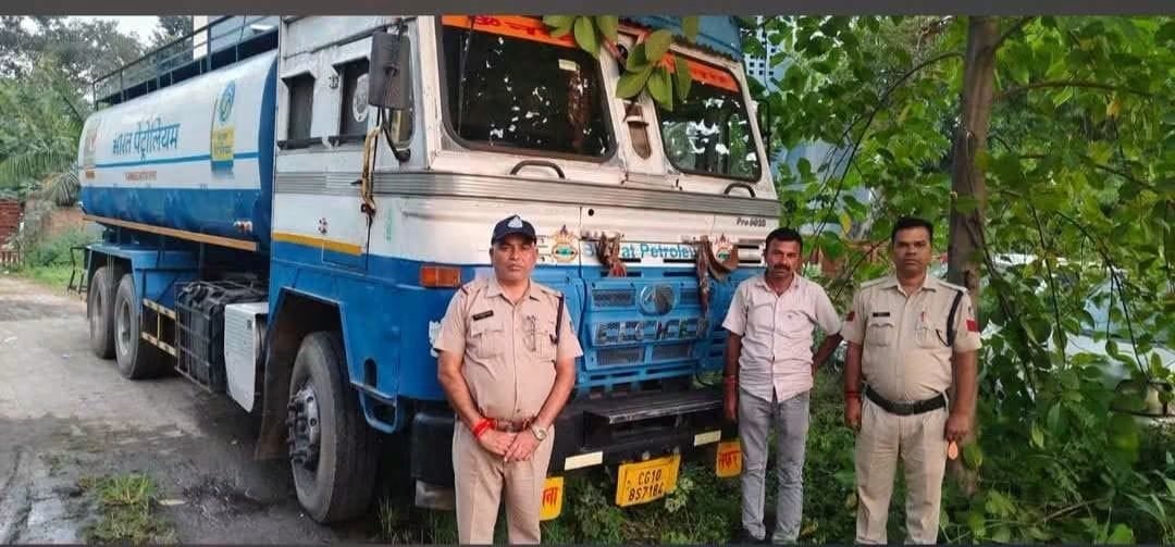 सिंगरौली: अवैध डीजल परिवहन का भंडाफोड़, 20 हजार लीटर डीजल से भरा टैंकर जब्त