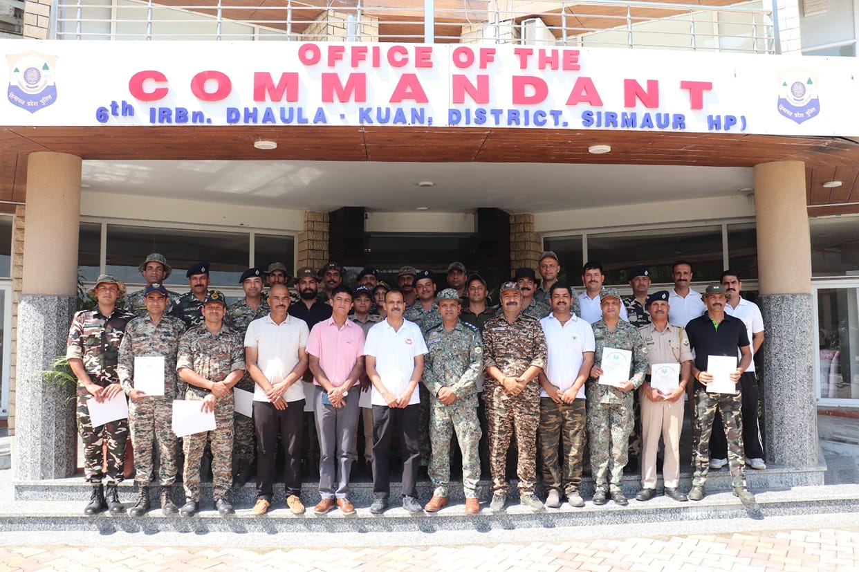 Constable Ajay of 4th IRBN stood first in Rifle 100 Yard Standing