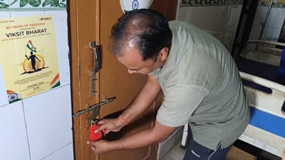 डॉ. शालिनी के क्लीनिक-सह-आवास पर छापेमारी।