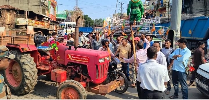 jharkhand bandh obc census separate column khunti market nh 20 road jam