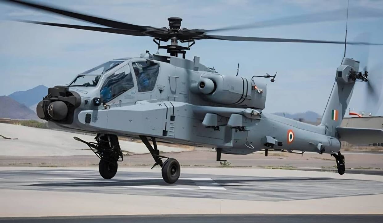Apache's lethal capabilities demonstrated in the skies over Jaisalmer; drone destroyed in mid-air