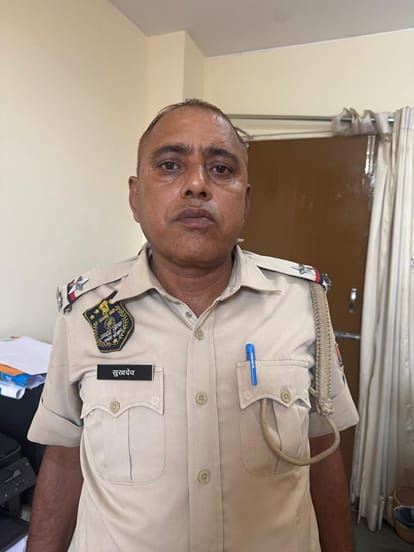 ट्रैप सहायक उप निरीक्षक सुखदेव ( फोटो सौजन्य से एसीबी, मुख्यालय ,जयपुर)