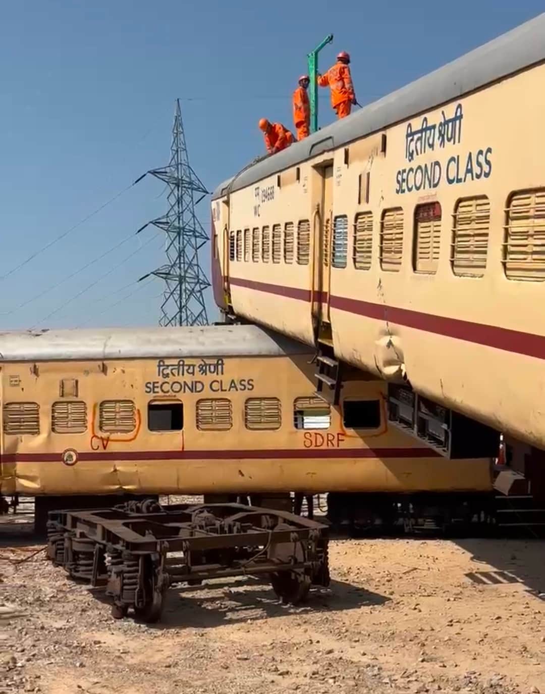 Train Accident Mock Drill at Gudla